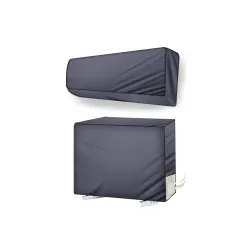 Polyester Fabric AC Cover � Durable Air Conditioner Protective Cover for Indoor and Outdoor Units