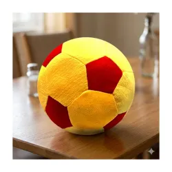 Polyester Golden Hub Teddy Football 75 Cm 32 Panel Cute, Plush/Soft Toy for Boys, Girls and Kids, Super-Soft, Safe, Great Birthday Gift (75 Cm_Yellow/Red)