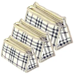 Polyester Set of 3 Multipurpose Travel Pouch 