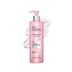PONDS Bright Beauty Light Crème moisturizing Body Lotion With 1% Niacinamide For Smooth & Bright Skin, for All skin Typ