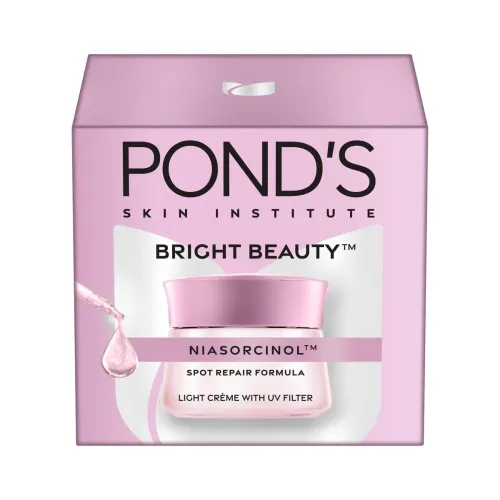 Image of Pond's Bright Beauty Light Cream with UV Filter | Niasorcinol | 100x Better than Vitamin C | Niacinamide | Fades Dark Sp