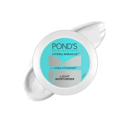 PONDS Light Moisturiser with Cera-Hyamino for 5X Dryness Repair for Ultimate Soft, Smooth Skin | Lightweight, for all s