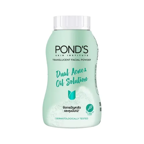 Image of POND'S Dual Acne & Oil Solution Ultra Matte Facial Powder 50 gm (Tea Tree Oil, CICA)