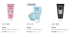 Ponds Beauty Products at Minimum 50% Discount