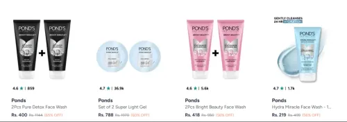 Image of Pond's Beauty Products up to 65% Discount