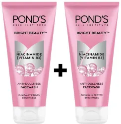 PONDs Bright Beauty Combo with Vitamin B3 Face Wash Pack of 2 (400 g)
