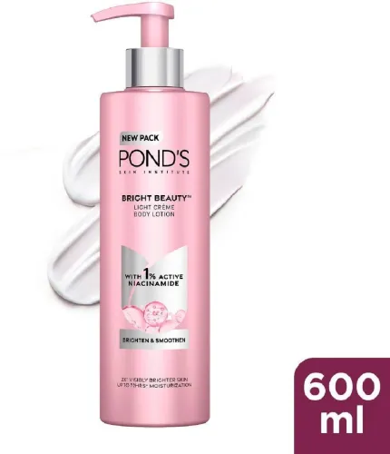 Image of PONDs Bright Beauty Light Crème Body Lotion for Smooth & Bright Skin,600ml