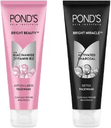 PONDs Bright Beauty Spot-less Glow + Pure Detox Anti-Pollution Purity Face Wash (400 g)