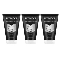 Ponds Bright Miracle Detox Facewash 200g (pack of 3)