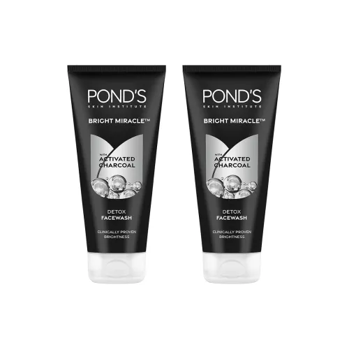 Image of Ponds Bright Miracle Detox Facewash 200Gm Pack Of 2
