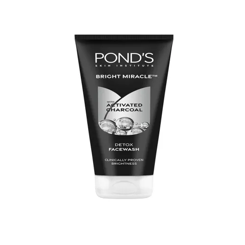 Image of Ponds Bright Miracle Detox Facewash with 10X Power of Charcoal - 200g