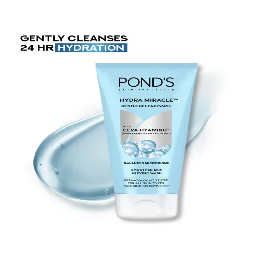Image of Ponds Hydra Miracle Gentle Gel Face Wash 150 g