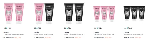 Image of Pond's Personal Care Products at minimum 60% Discount