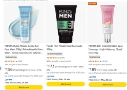 Ponds Product starting at ₹156