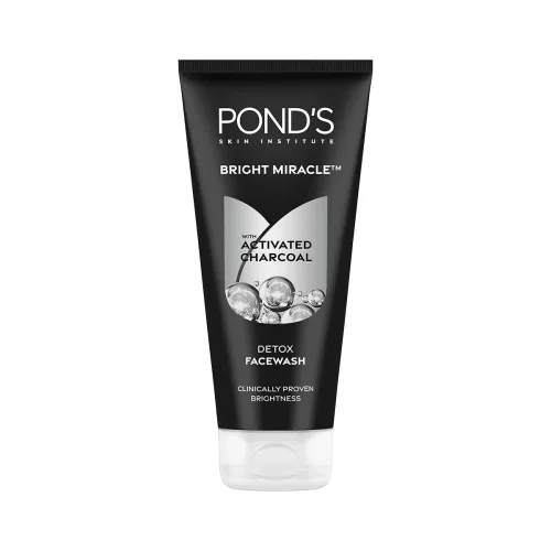Image of POND'S Pure Detox Face Wash 200 g || Daily Exfoliating & Brightening Cleanser || Deep Cleans Oily Skin - With Activated 