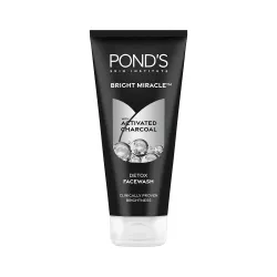 PONDS Pure Detox Face Wash 200 g || Daily Exfoliating & Brightening Cleanser || Deep Cleans Oily Skin - With Activated 