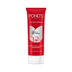 PONDS Youthful Miracle Hexyl Retinol, Renew & Rejuvenate Facewash 100g
