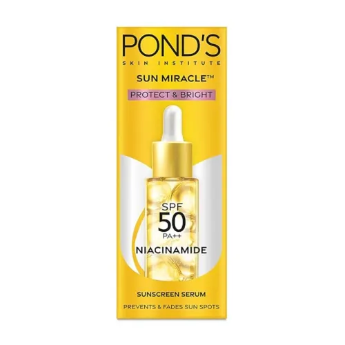 Image of POND’S Sun Miracle Sunscreen Serum SPF 50 PA++ – 14 ml