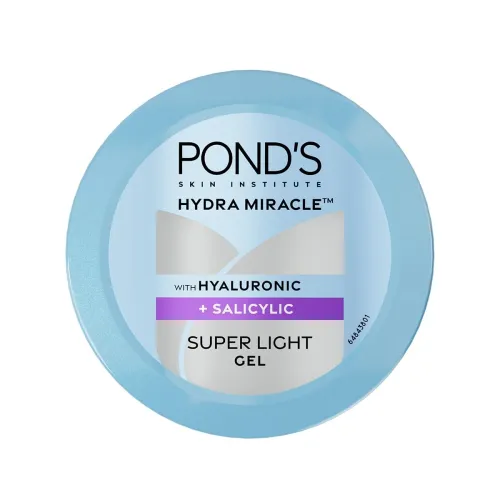 Image of Ponds Hydra Miracle Super Light Gel with Hyaluronic Acid & Salicylic - 100g