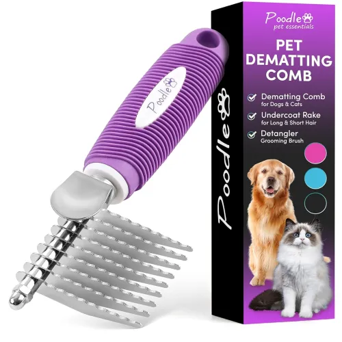 Image of Poodle Pet Dematting Comb – 2.5