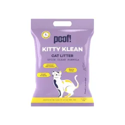 Poof! Kitty Klean Cat Litter, Quick Clean Formula, Fresh Lavender, Instant Clumping, Advanced Odor Control, Easy to Scoop, 5kg