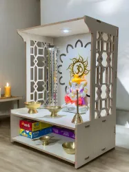 Pooja Mandir with LED 