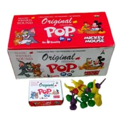 Pack of 50 Pop Pop Poppers Fun Magic Diwali Lights and Sound Toys for Kids Festival Outdoor Games Party Decorations Birthday Celebrations Safe and Colorful Popper Set (50 small box)