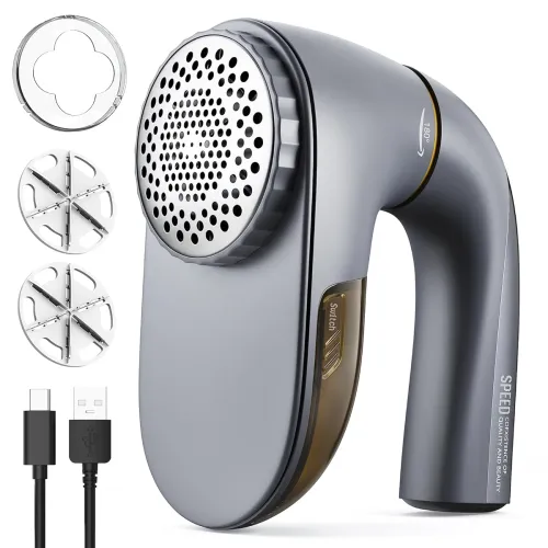 Image of POPCHOSE Fabric Shaver (Gray, USB Rechargeable)