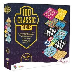 Popcorn Games & Puzzles 100 in 1 Board Games for Kids 5 + Years Indoor Board Game for Kid & Family | Gift Toy for Childr