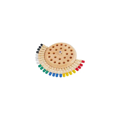 Image of Popo Toys Wooden Memory Matchstick Chess Game, Multicolor Kids Intelligence Game I Made in India,Multicolor