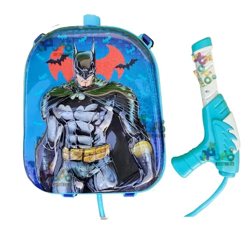 Image of PoPo Toys Holi Pressure Pichkari with Batman Bag Tank- 4 LTR