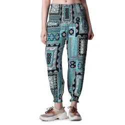 POPWINGS Casual Boho Printed Joggers for Women || Latest Stylish Western Women