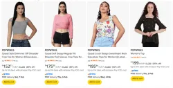 POPWINGS Womens Tops starting @ ₹152