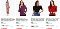 Click to enlarge Popwings Women's Clothing at minimum 90% Discount