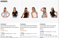 POPWINGS Women's Tops Combo Starting at ₹195