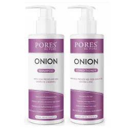PORES Be Pure Onion Shampoo and Conditioner Combo ( 250 ml X 2 )