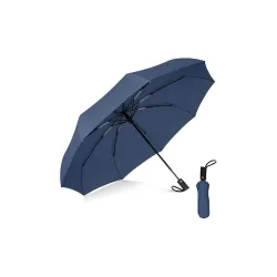 Portable Auto Travel Umbrella - Windproof for Rain, Strong for Wind, Auto Open/Close Button, Perfect Car Umbrella for Men & Women
