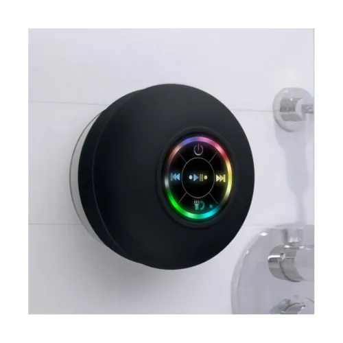 Image of Portable Bluetooth Shower Speaker with RGB LED Light