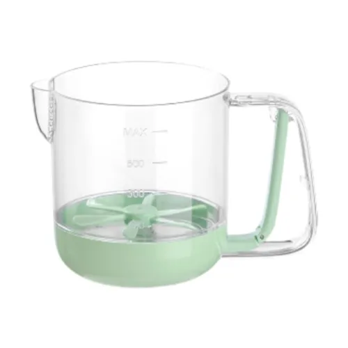 Image of Portable Egg Whisk Semi Automatic Mixer Hand Push Whisk for Kitchen