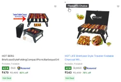 Portable Folding Picnic Barbecue Grill @ Starting ₹479