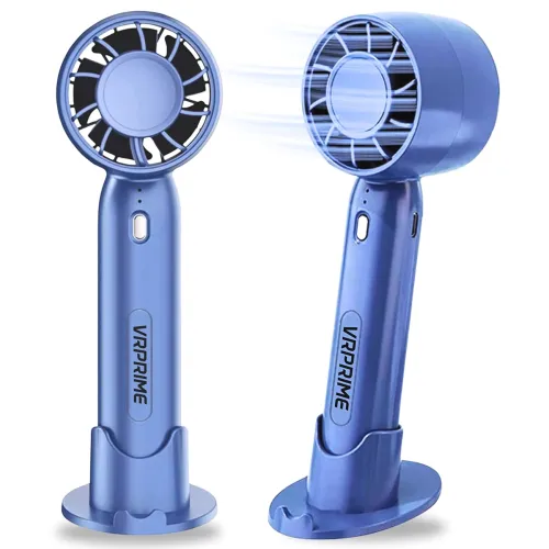 Image of Portable Hand Fan Rechargeable Mini USB 1000Mah Battery Fan 