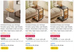 Portable Laptop Table @ Starting ₹899