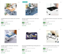 Portable Laptop Tables @ Up to 86% Discount