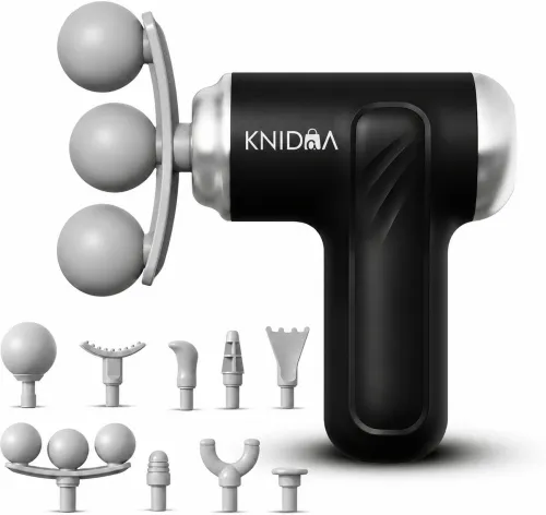 Image of Portable Percussion Massage Gun with 9 Attachments