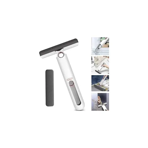 Image of Portable self-squeeze off-white mini mop