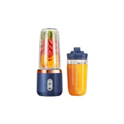 Portable USB Rechargeable Mini Blender Juicer 6-Blade 1500mAh