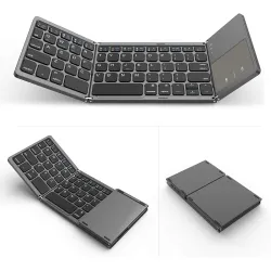 Portable Wireless Bluetooth Folding Keyboard