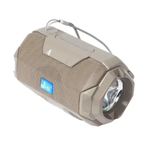 Image of Portable Wireless Bluetooth Speaker 5W, Built-in Torch, Deep Bass Stereo Sound