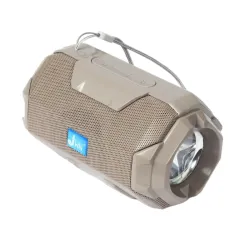 Portable Wireless Bluetooth Speaker 5W, Built-in Torch, Deep Bass Stereo Sound