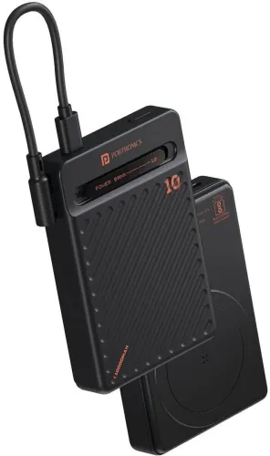Image of Portronics 10000 mAh 20W Wireless Slim Pocket Size Power Bank 